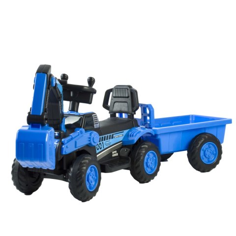 Koparka traktor na akumulator z przyczepą dla dzieci 2 silniki pilot Koparka traktor na akumulator z przyczepą dla dzieci 2 silniki pilot