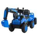 Koparka traktor na akumulator z przyczepą dla dzieci 2 silniki pilot