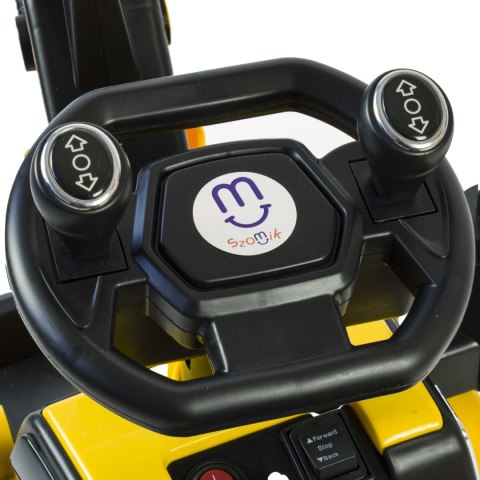 Koparka traktor na akumulator dla dzieci z przyczepą 2 silniki pilot Koparka traktor na akumulator dla dzieci z przyczepą 2 silniki pilot