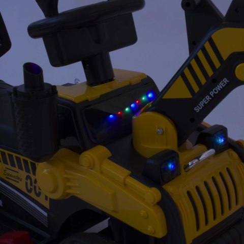 Koparka traktor na akumulator dla dzieci z przyczepą 2 silniki pilot Koparka traktor na akumulator dla dzieci z przyczepą 2 silniki pilot