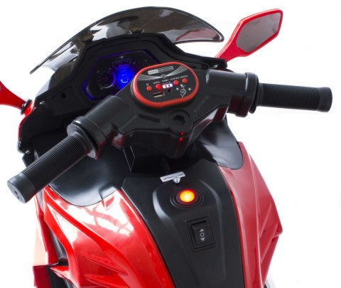 Motor na akumulator dla dzieci 2 SILNIKI Miekkie siedzenie LEDy MOTO-L-8-BIAŁY Motor na akumulator dla dzieci 2 SILNIKI Miekkie siedzenie LEDy MOTO-L-8-BIAŁY