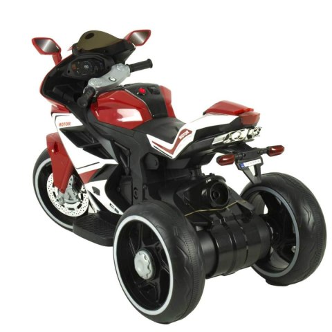Motor na akumulator dla dzieci 2 x 45 SWIECACE KOŁA MOTO-L-12-CZERWONY Motor na akumulator dla dzieci 2 x 45 SWIECACE KOŁA MOTO-L-12-CZERWONY