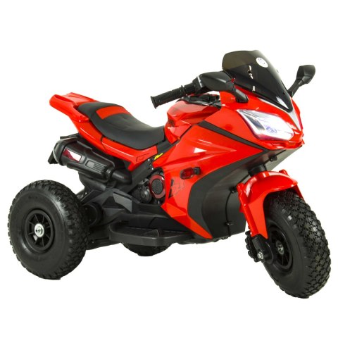 Motor na akumulator pompowane koła skóra MOTO-M-13-CZERWONY Motor na akumulator pompowane koła skóra MOTO-M-13-CZERWONY