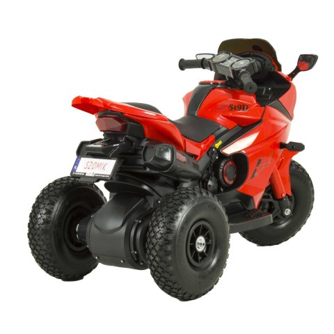 Motor na akumulator pompowane koła skóra MOTO-M-13-CZERWONY Motor na akumulator pompowane koła skóra MOTO-M-13-CZERWONY