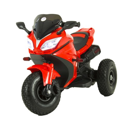 Motor na akumulator pompowane koła skóra MOTO-M-13-CZERWONY Motor na akumulator pompowane koła skóra MOTO-M-13-CZERWONY