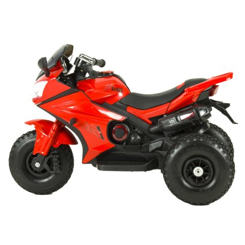 Motor na akumulator pompowane koła skóra MOTO-M-13-CZERWONY Motor na akumulator pompowane koła skóra MOTO-M-13-CZERWONY