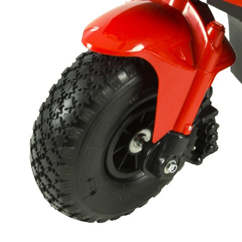 Motor na akumulator pompowane koła skóra MOTO-M-13-CZERWONY Motor na akumulator pompowane koła skóra MOTO-M-13-CZERWONY