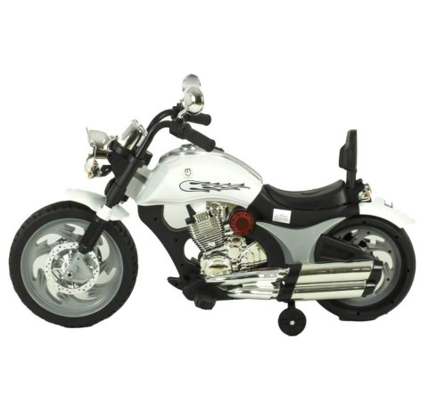 Motor na akumulatorChopper dla dzieci Trike światła muzyka MOTO-L-9-BIAŁY Motor na akumulatorChopper dla dzieci Trike światła muzyka MOTO-L-9-BIAŁY