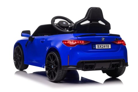 Auto Na Akumulator BMW M4 Lakierowane Niebieskie Auto Na Akumulator BMW M4 Lakierowane Niebieskie