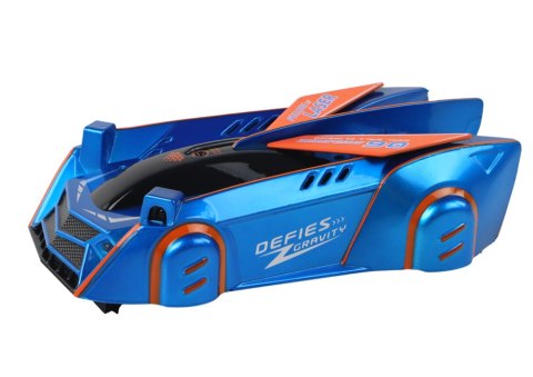 Autko Sportowe Auto Jeżdżące Po Ścianach Suficie Na Laser Niebieskie Autko Sportowe Auto Jeżdżące Po Ścianach Suficie Na Laser Niebieskie