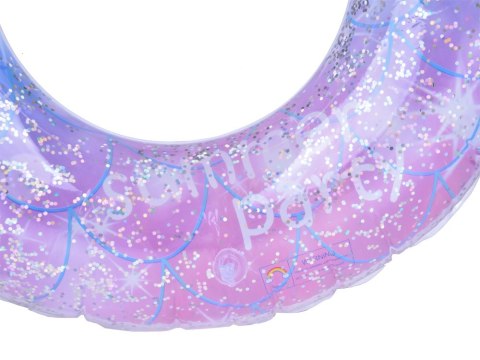 Bajeczne Kółko dmuchane z konfetti do pływania dla dzieci 70cm SP0751