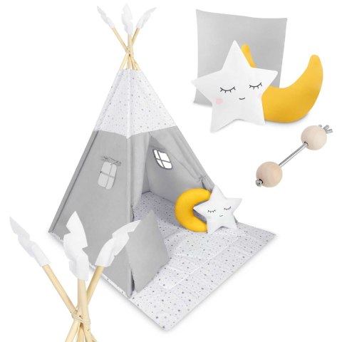 Namiot tipi dla dzieci NK-406 Nukido - jasno szary Namiot tipi dla dzieci NK-406 Nukido - jasno szary