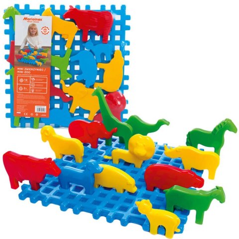 Marioinex Klocki Mini Zwierzyniec 14 el. ZA5038 Marioinex Klocki Mini Zwierzyniec 14 el. ZA5038