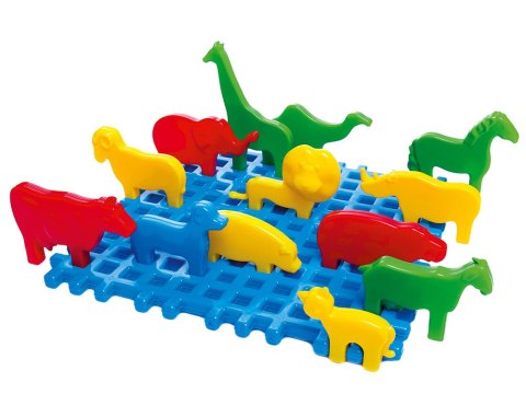 Marioinex Klocki Mini Zwierzyniec 14 el. ZA5038 Marioinex Klocki Mini Zwierzyniec 14 el. ZA5038