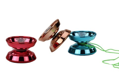 Yoyo Aluminiowe Klasyczne Jojo Niebieski Złoty Czerwony Yoyo Aluminiowe Klasyczne Jojo Niebieski Złoty Czerwony