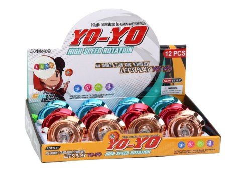 Yoyo Aluminiowe Klasyczne Jojo Niebieski Złoty Czerwony Yoyo Aluminiowe Klasyczne Jojo Niebieski Złoty Czerwony