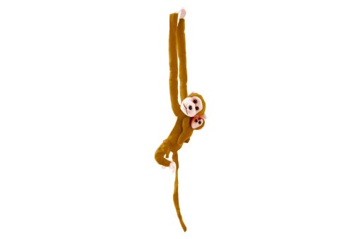 Maskotka Pluszowa Małpka z Dzieckiem Ciemno Brązowa 90 cm Maskotka Pluszowa Małpka z Dzieckiem Ciemno Brązowa 90 cm