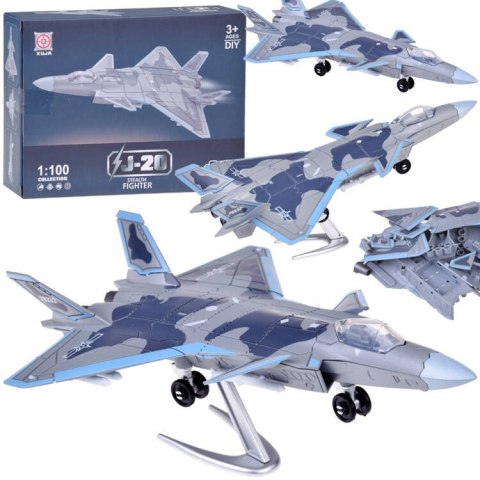 Zestaw klocków samolot bojowy J-20 model 1:100 ZA5026 Zestaw klocków samolot bojowy J-20 model 1:100 ZA5026