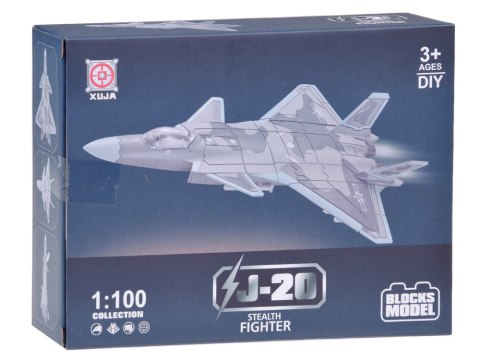 Zestaw klocków samolot bojowy J-20 model 1:100 ZA5026 Zestaw klocków samolot bojowy J-20 model 1:100 ZA5026