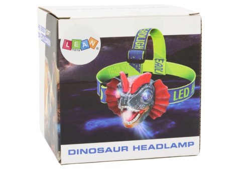 Latarka Czołówka Dinozaur Regulowana Opaska 3 Diody Led Latarka Czołówka Dinozaur Regulowana Opaska 3 Diody Led