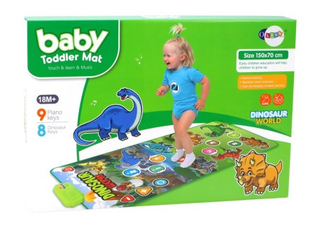 Mata Taneczna Edukacyjna Interaktywna Dinozaury Dźwięki Mata Taneczna Edukacyjna Interaktywna Dinozaury Dźwięki