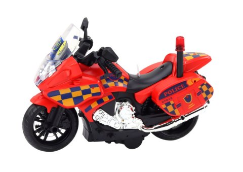 Motocykl Policyjny Motor Wóz Policyjny Światło Dźwięk Motorek Mix Motocykl Policyjny Motor Wóz Policyjny Światło Dźwięk Motorek Mix