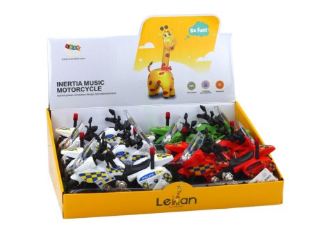 Motocykl Policyjny Motor Wóz Policyjny Światło Dźwięk Motorek Mix Motocykl Policyjny Motor Wóz Policyjny Światło Dźwięk Motorek Mix