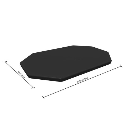 Pokrywa do basenu stelażowego owalnego 300 x 200 x 84 cm Bestway 58424 Pokrywa do basenu stelażowego owalnego 300 x 200 x 84 cm Bestway 58424