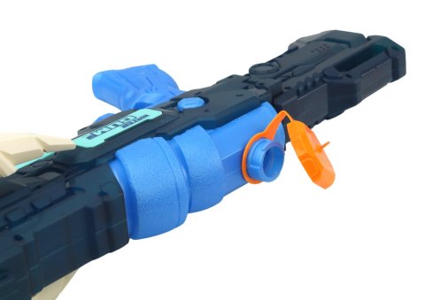 Pistolet Na Wodę Niebieski Rozkładane Ramię 1000 ml Zasięg 8m Karabin Pistolet Na Wodę Niebieski Rozkładane Ramię 1000 ml Zasięg 8m Karabin