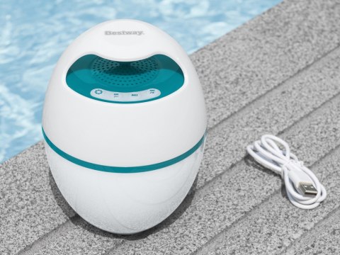 Bestway pływający głośnik MusicWave z Bluetooth i światłem LED 58700