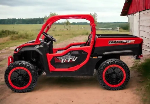 Pojazd Farmer Truck UTV Racing Biały