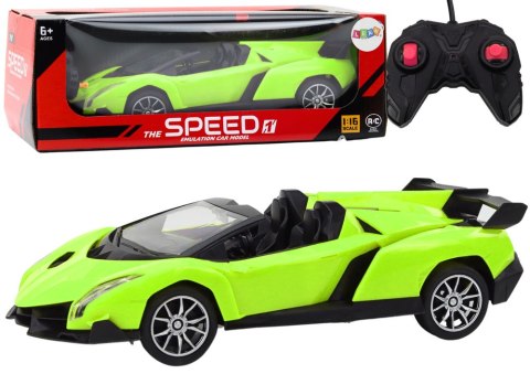 Auto Samochód Sportowy Zdalnie Sterowany RC 1:18 Zielony Auto Samochód Sportowy Zdalnie Sterowany RC 1:18 Zielony
