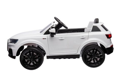Auto na Akumulator Audi Q7 Białe Auto na Akumulator Audi Q7 Białe