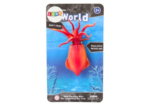 Figurka Gumowa Kałamarnica Pomarańczowa Sea World Figurka Gumowa Kałamarnica Pomarańczowa Sea World