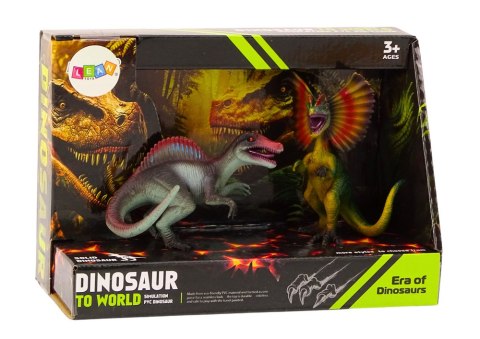 Figurki Dinozaurów Spinozaur Dilofozaur Zestaw 2el Figurki Dinozaurów Spinozaur Dilofozaur Zestaw 2el