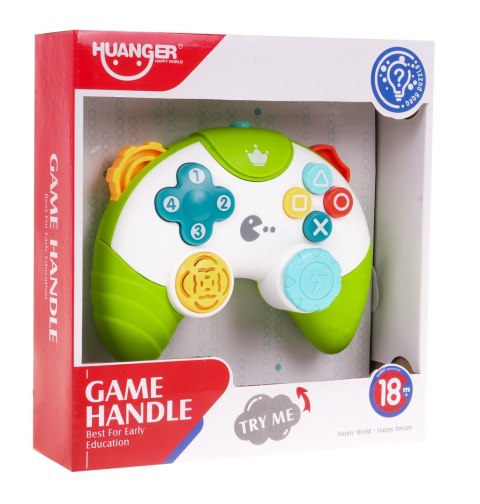 Interaktywny Pad Kontroler do Gry dla dzieci 18m+ Kolorowe przyciski + Odgłosy Melodie + Światła Interaktywny Pad Kontroler do Gry dla dzieci 18m+ Kolorowe przyciski + Odgłosy Melodie + Światła
