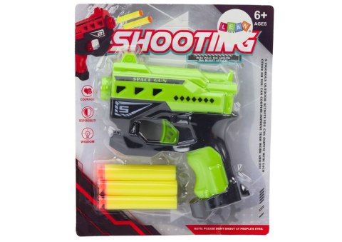 Mini Pistolet Na Strzałki Piankowe Z Przyssawkami Zielony Mini Pistolet Na Strzałki Piankowe Z Przyssawkami Zielony