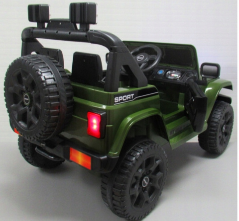 Duży Jeep X10 zielony, 2 silniki BUJAK Duży Jeep X10 zielony, 2 silniki BUJAK
