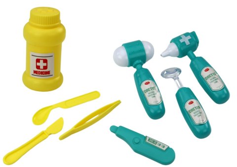 Zestaw Lekarski Doktor W Torebce Na Sznurku Turkusowy Zestaw Lekarski Doktor W Torebce Na Sznurku Turkusowy