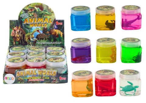 Glutek Slime w Pudełeczku Figurki Zwierząt 150 g 9 Kolorów Glutek Slime w Pudełeczku Figurki Zwierząt 150 g 9 Kolorów