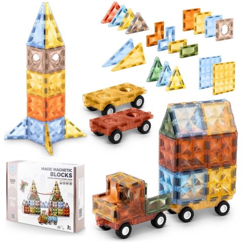 Klocki magnetyczne RK-766 Ricokids Klocki magnetyczne RK-766 Ricokids