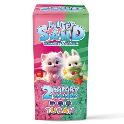 Tuban puszysty pachnący piasek Fluffy różowy zielony 140 g ZA5169 Tuban puszysty pachnący piasek Fluffy różowy zielony 140 g ZA5169