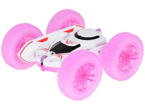 Szalone Autko 360 stopni dwustronne STUNT CAR obrót świecące koła RC0675