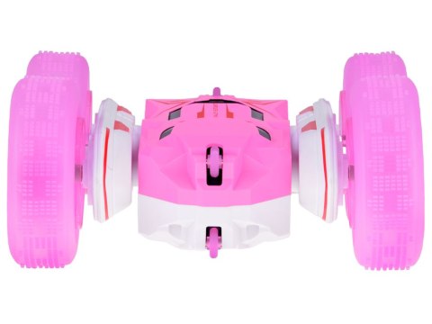 Szalone Autko 360 stopni dwustronne STUNT CAR obrót świecące koła RC0675