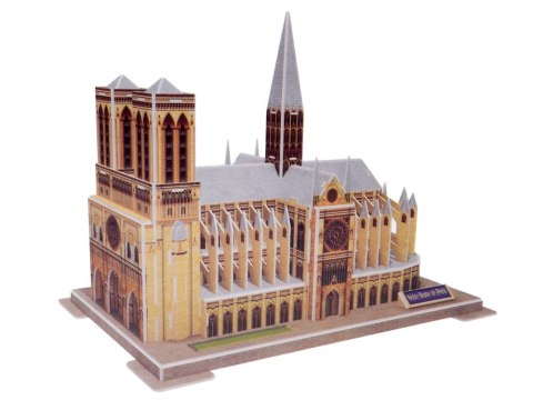 Puzzle 3D Katedra Notre-Dame 77-elementów Puzzle przestrzenne Paryż ZA5402 Puzzle 3D Katedra Notre-Dame 77-elementów Puzzle przestrzenne Paryż ZA5402