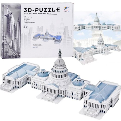 Puzzle 3D The Capitol Hill 132-elementy Puzzle przestrzenne ZA5400 Puzzle 3D The Capitol Hill 132-elementy Puzzle przestrzenne ZA5400