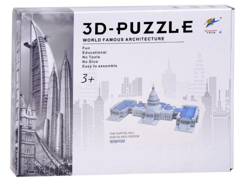 Puzzle 3D The Capitol Hill 132-elementy Puzzle przestrzenne ZA5400 Puzzle 3D The Capitol Hill 132-elementy Puzzle przestrzenne ZA5400