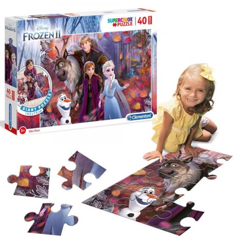 Puzzle podłogowe 40-elementów Kraina Lodu 100x70 ZA5426 Puzzle podłogowe 40-elementów Kraina Lodu 100x70 ZA5426