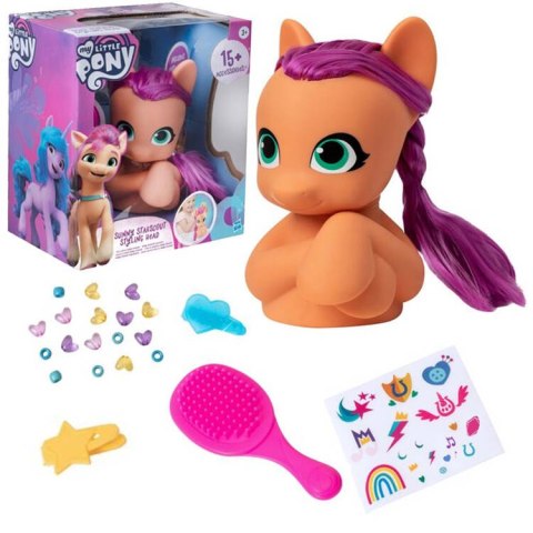 Hasbro My Little Pony kucyk Sunny Starscout głowa do czesania akces ZA5430 Hasbro My Little Pony kucyk Sunny Starscout głowa do czesania akces ZA5430
