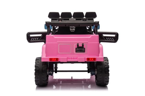 Auto dla dziecka terenowe 4x4 Pojazd Off-Road CLIMBER Różowy